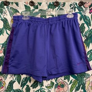 Nike dri fit athletic shorts women’s size Large